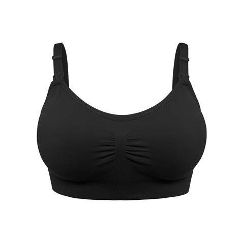 Womens Maternity Nursing Bra For Breastfeeding Comfort Seamless Padded