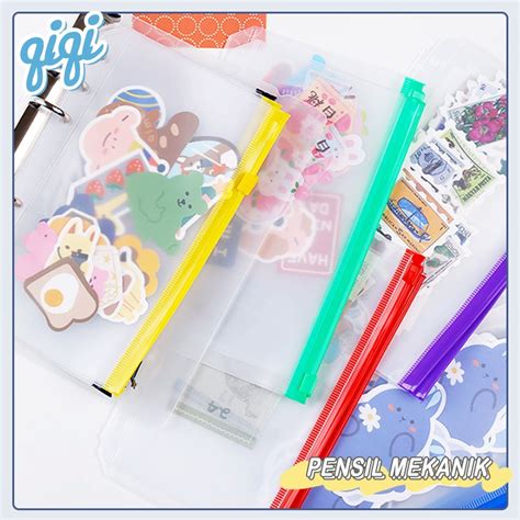 Jual Ziplock Binder Kantong Serbaguna Pouch Zipper Ziplock Warna Binder