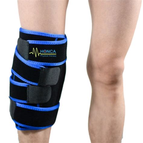 Knee Support Brace Wrap With Ice Gel Pack For Hot And Cold Therapy For ACL Meniscus Tear Golf