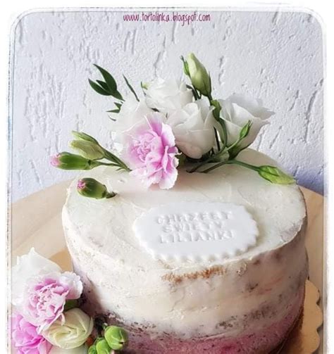 Tortolinka Torty Artystyczne Tort Naked Cake Na Chrzest