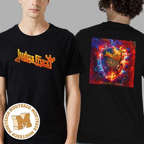 Judas Priest Invincible Shield New Album 2024 Cover Two Sides Print