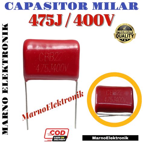 Jual Capasitor Milar J V Kapasitor J V N N Original