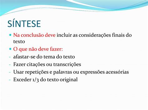 Como Fazer Uma Sintese - Como Fazer Uma Sintese - GITEDU