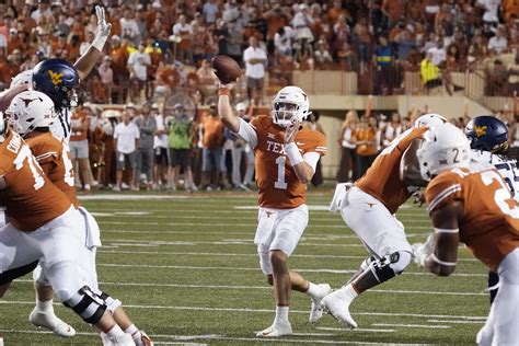 Texas Longhorns Vs West Virginia Mountaineers Live In Game Updates