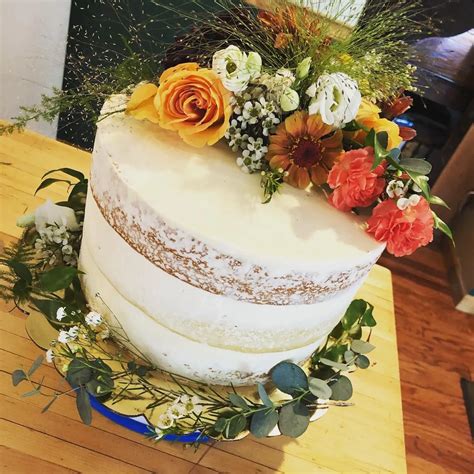 Naked Cake For A Bridal Shower I Did Scrolller