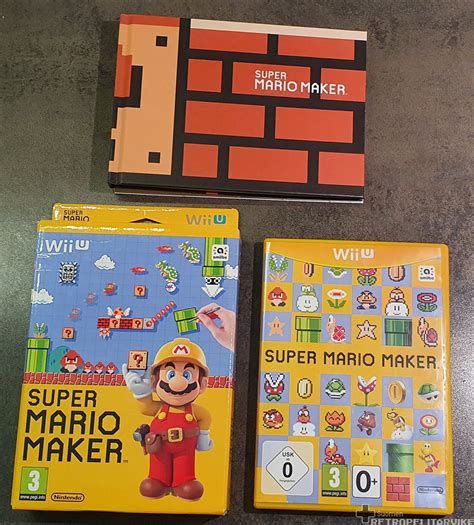 Wii U Super Mario Maker Cib Artbook Nintendo Wii U Suomen