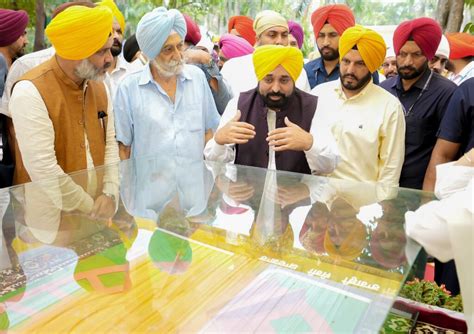 Punjab CM Bhagwant Mann Lays Foundation Stone Of Saragarhi Memorial