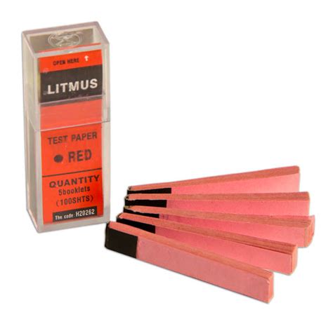 Litmus Paper Red Pack Of 100 Strips American Scientific