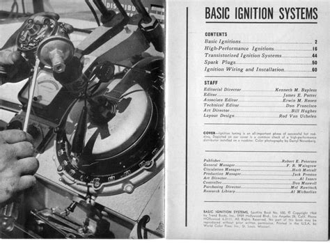 Technical HOT ROD Technical Library Basic Ignition Systems The H