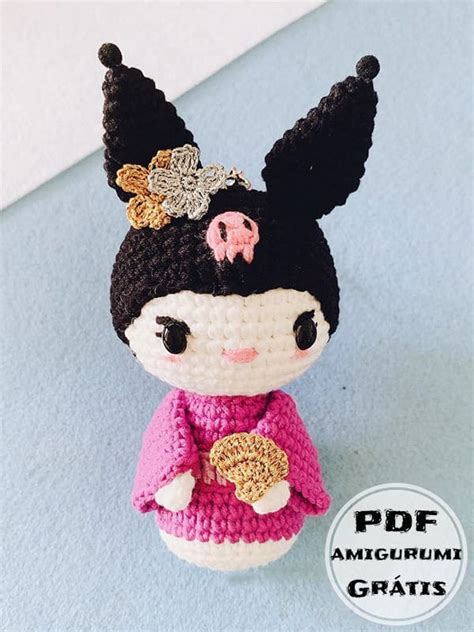 Kuromi Boneca Amigurumi Chaveiro Pdf Receita Gratis