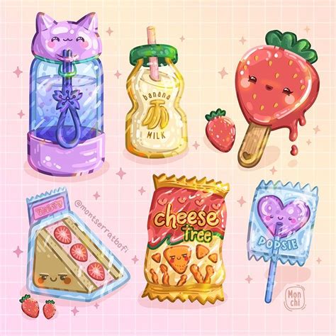 Montserratbofi Kawaii Cute Snacks By Montserrat Bofi On Ig Monchi