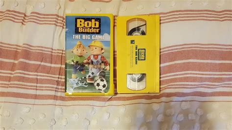 Opening To Bob The Builder The Big Game Vhs Youtube