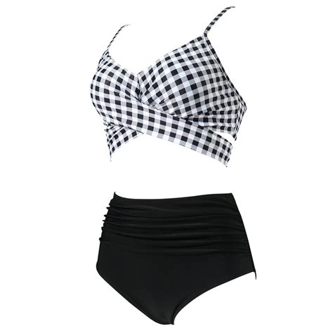 Bikini Z Visokim Pasom SQUARE L E Buddy Spletna Trgovina