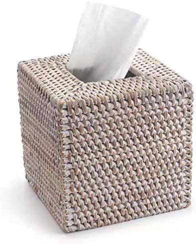 Amazon KOUBOO 1030056 La Jolla Rattan Square Tissue Box Cover 5 5