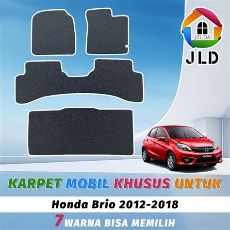 Jual JIELIDA Karpet Mobil Mie Bihun Custom Honda Brio 2012 2018 2