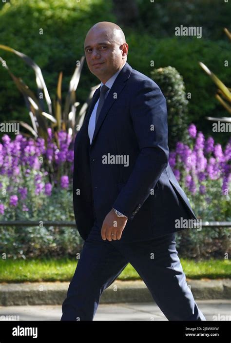 Health Secretary Sajid Javid Arriving In Downing Street London For A