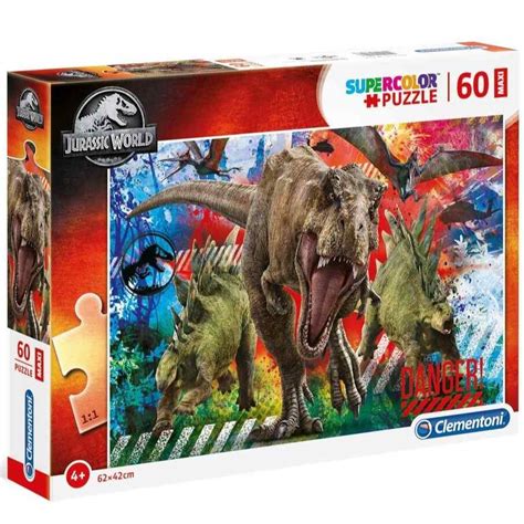 Jurassic World Jigsaw Puzzle 60 Piece Super Colour Maxi Thomas Online