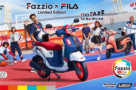 Desain Yamaha Fazzio Kolabirasi Fila Bikin Pecinta Skutik Sesak Nafas