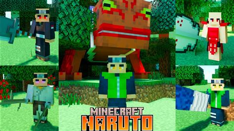 ESSA É MELHOR NOVA ADDON DE NARUTO ShinobiPixel PARA O MINECRAFT 1 20