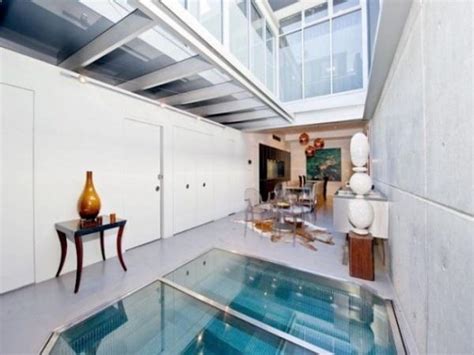 Fantastic Bachelor Apartment Ideas, Unusual Indoor Swimming Pool Design