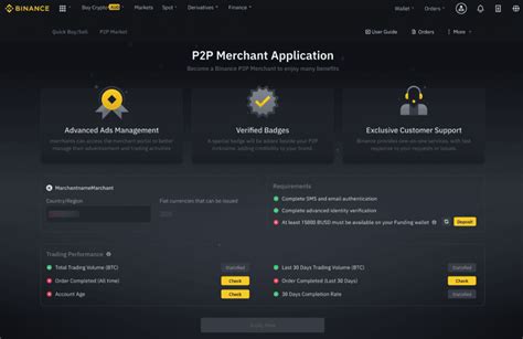 How To Become A Binance P2P Cash Merchant Binance FAQ Binance P2P