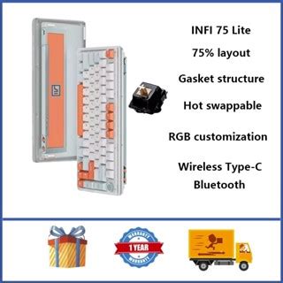 Keyverse Infi Lite Wireless Mechanical Keyboard Gasket Structure Hot Swappable RGB