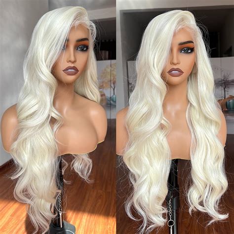 Amazon SOKU 13x6 Lace Frontal Wig 32 Inch Blue Body Wave