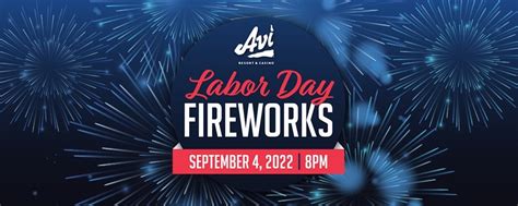 Labor Day Fireworks Show | Avi Casino Resort