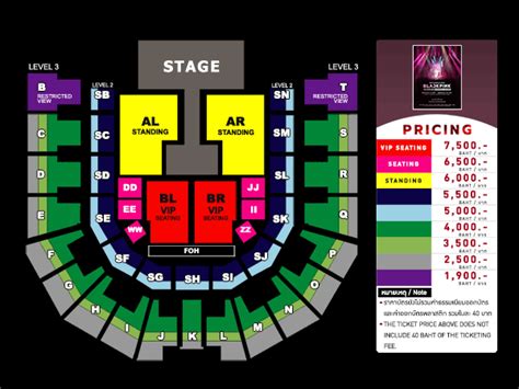 Official Ticket BLACKPINK 2019 WORLD TOUR IN YOUR AREA BANGKOK ENCORE