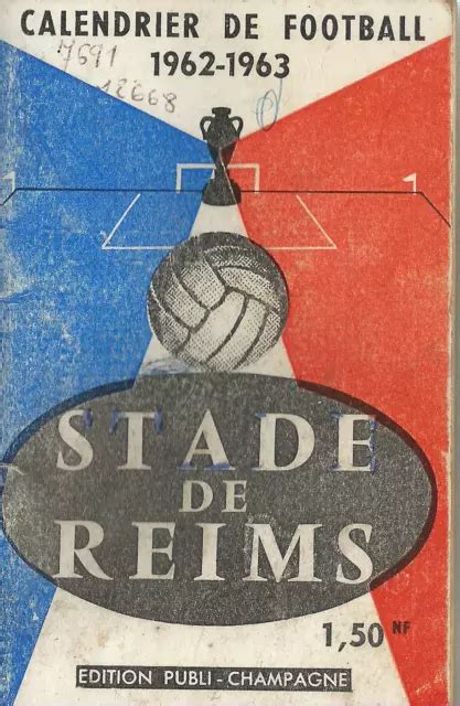 Ancien Carnet Des Supporters Du Stade De Reims Saison De Football