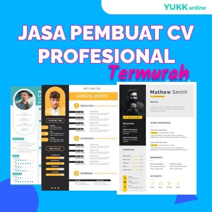 Jual Jasa Pembuatan CV Curriculum Vitae Desain CV Lamaran Kerja