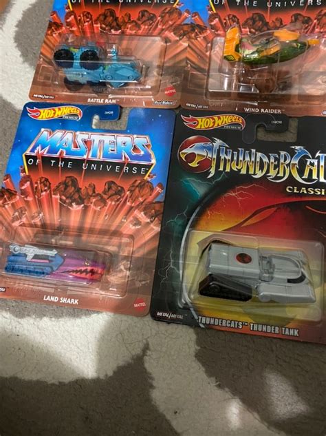 Hot Wheels MOTU Battle Ram Wind Raider Land Shark Thundercats Thunder