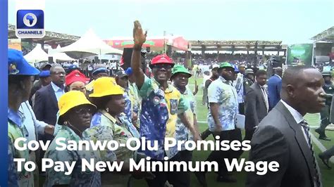 Gov Sanwo Olu Promises To Pay New Minimum Wage When Approved Youtube