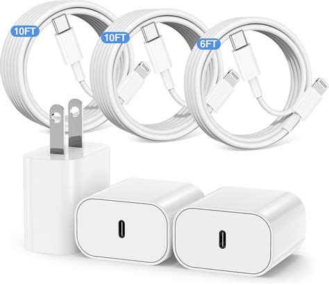 amazoncom ftftft iphone charger fast charging blockwall