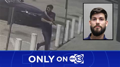 Only On Abc13 Surveillance Video Shows Man Chasing Woman With A Gun In Humble Road Rage