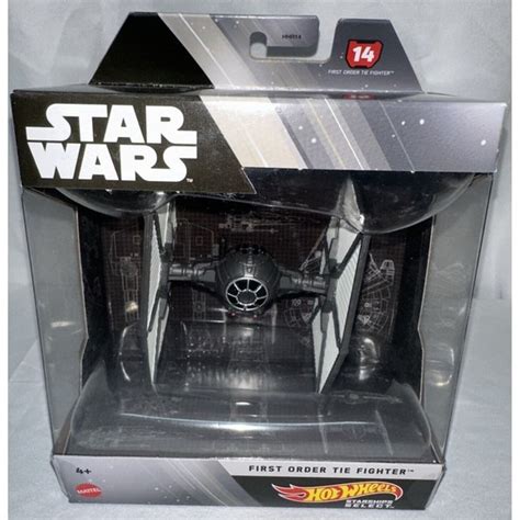 Hot Wheels Toys Mattel Hmh93 Hot Wheels Star Wars Starship Select First Order Tie Fighter 5