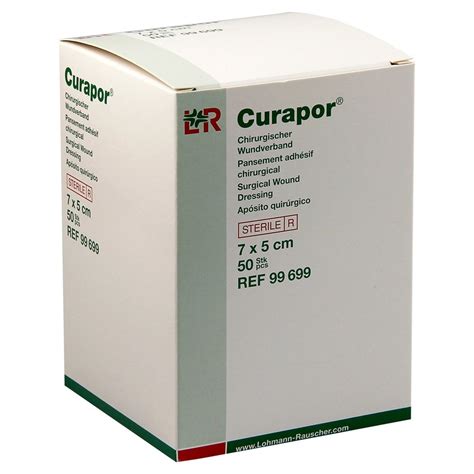 Island dressing Curapor - Sterile - Transparent - 7x5cm - 50 pieces ...
