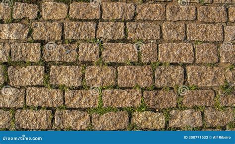 Detailed Close Views On Cobblestone Streets And Sidewalks In Different