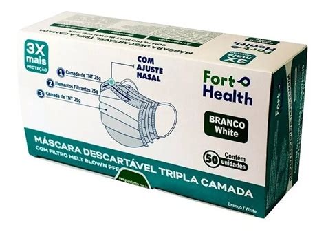 Kit 150 Mascara Tripla Para Protecao Cx50 Uni Filtro Mebuscar Brasil