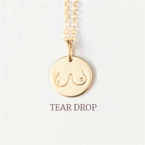 Urban Outfitters Jewelry Teardrop Boobsbreasts Body Positivity