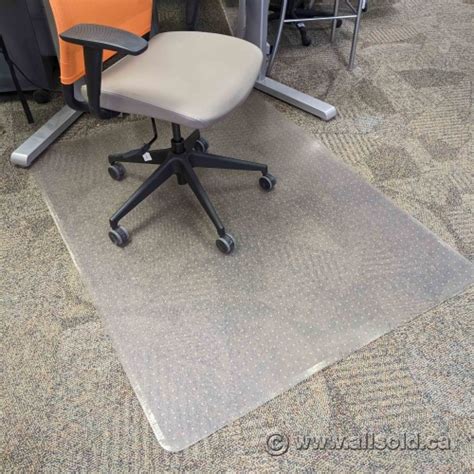 Low Pile to Plush Carpet Chair Floor Protector Mat 60" x 46" - Allsold ...