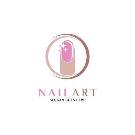 Nail Art Icon Vector Logo Template Illustration Design 13178047 Vector ...