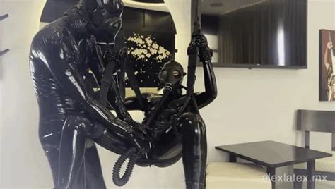 First Pegging In Latex With Gloomy Babe T Anal Play And Pegging In Latex Alex Latex Xhamster