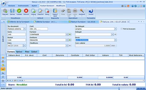 Nexus Erp Posibilitate Preluare Pret Achizitie Pe Factura Si Comanda De