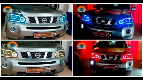 Nissan X Trail T31 тюнинг фар - YouTube