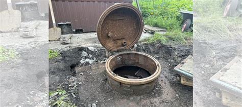 Люк канализационный железный на металл-площадке купить в Полысаево ...