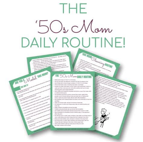 My Mid Century Mom Daily Routine Mid Century Modern Mommy Presstorms