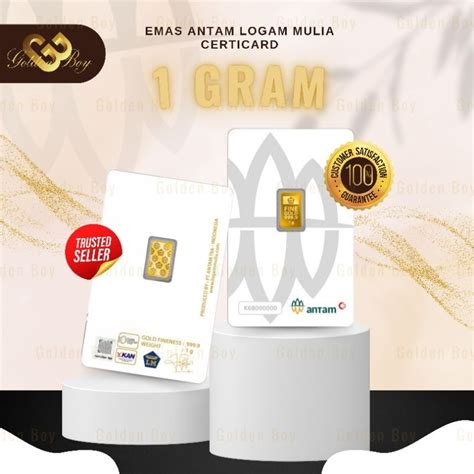jual logam mulia emas antam  gram press terbaru certieye  retro