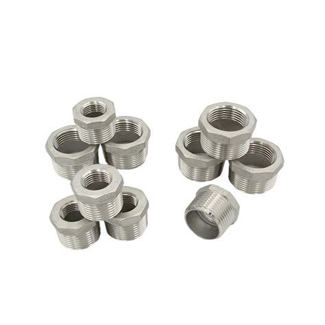 Stainless Steel Hex Bushing Bsp NPT Thread Reducing Bush Hexagon