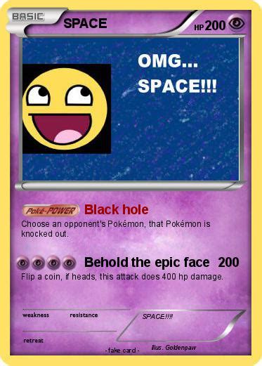 Pokémon SPACE 670 670 - Black hole - My Pokemon Card